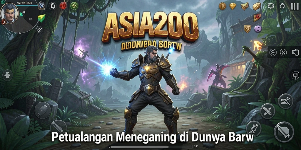 Screenshot gameplay ASIA200 menampilkan petualangan seru di dunia yang menakjubkan.