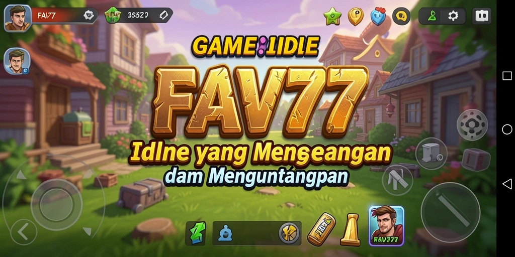 Tampilan gameplay FAV77 dengan karakter yang unik dan menarik.