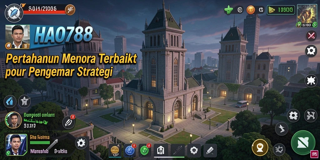 Screenshot HAO788 menampilkan aksi seru dalam permainan Tower Defense.