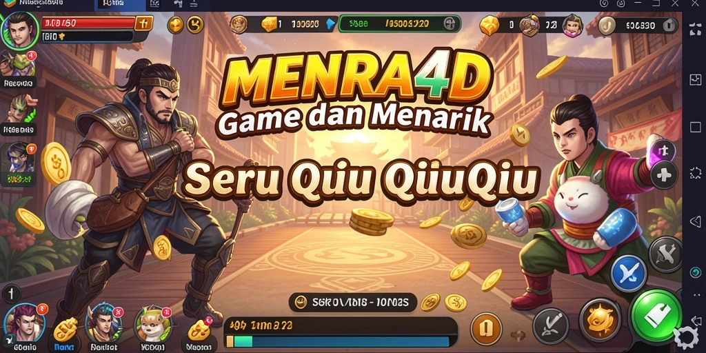 Tampilan gameplay menarik dari MENARA4D QiuQiu.