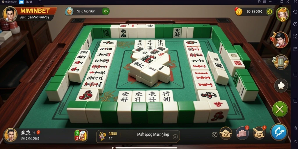 Tampilan gameplay MIMINBET dengan elemen Mahjong yang menarik.