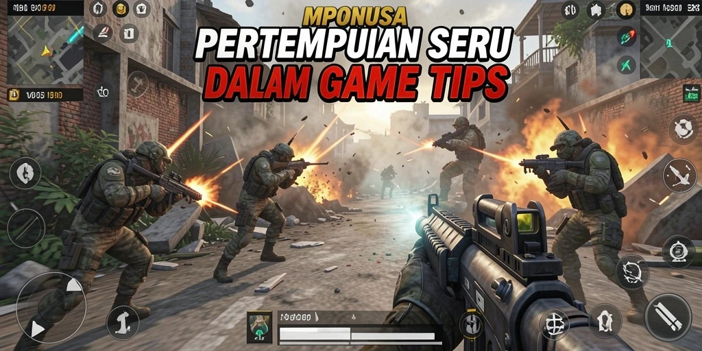 Tampilan aksi seru dalam permainan TPS MPONUSA.
